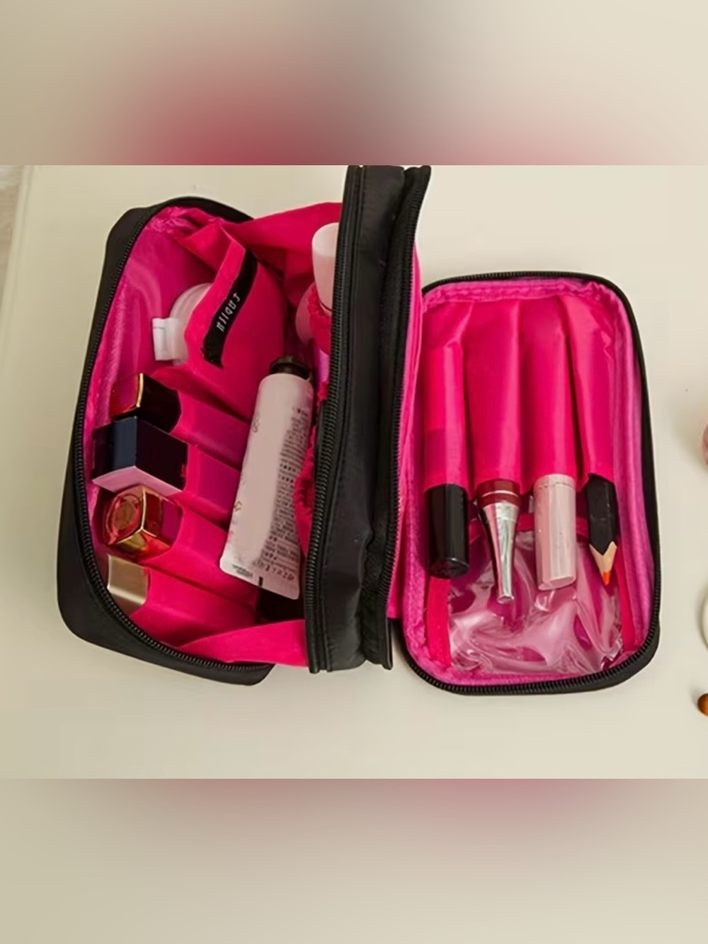 7/$70 Double Layer Makeup Cosmetic Brush Travel Bag 🔖